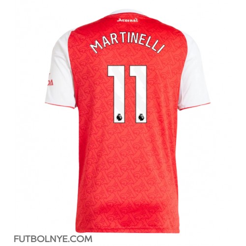 Camiseta Arsenal Gabriel Martinelli #11 Primera Equipación 2025-26 manga corta
